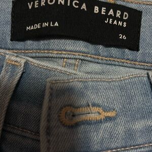 Veronica Beard Blue Ankle Cropped Jeans